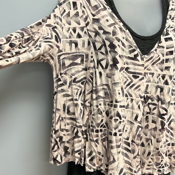 Plume & Thread 2 Piece Sleeveless Tunic / Coordinating Pullover Top Size Small - Picture 3 of 12